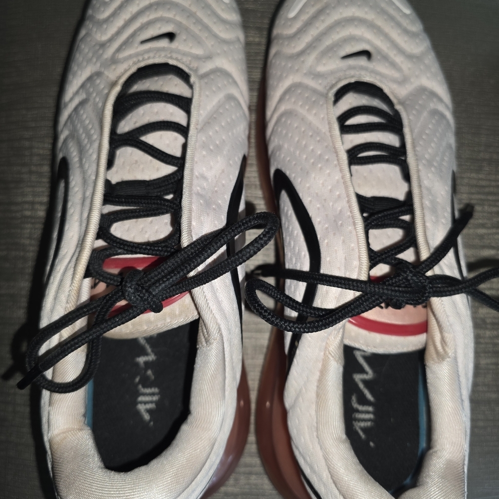 Nike SZ 11 Women's Or 9 Men's Light Coral and Black 720 Air Max Sneakers